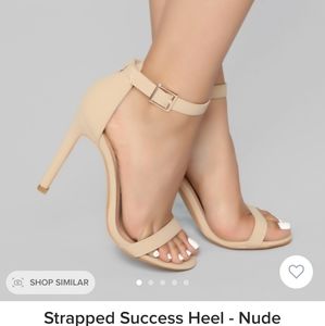 Nude Strapped Heels